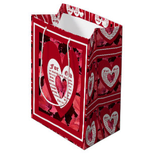 Coleus Close-up with John 3:16 Medium Gift Bag