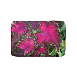 Coleus Macro Bath Mat