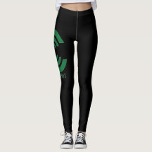 Colfax Country Club Large Logo Leggings in Black