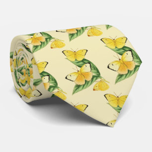 Colias Statira Butterfly Tie