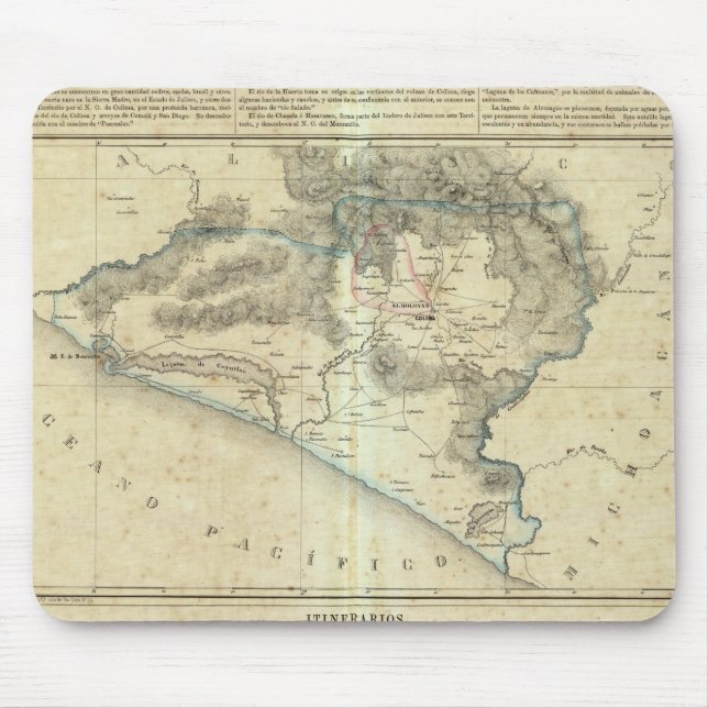 Colima, Mexico Mouse Pad (Front)