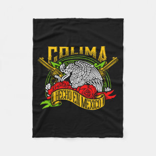 Colima México Souvenir Hispanic Heritage Month Mex Fleece Blanket