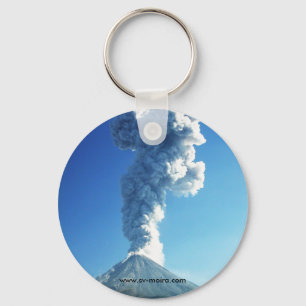 Colima Volcano, Jalisco, Mexico Key Ring