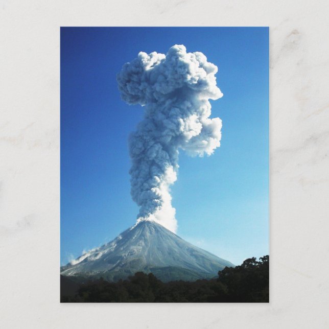 Colima Volcano, Jalisco, Mexico Postcard (Front)