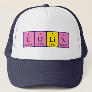 Colin periodic table name hat