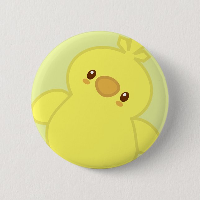 Colin the Chick 6 Cm Round Badge (Front)