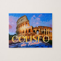 Coliseo de Roma Italy Summer Travel Postcard