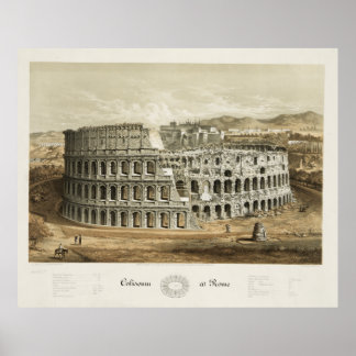 Coliseum at Rome Poster
