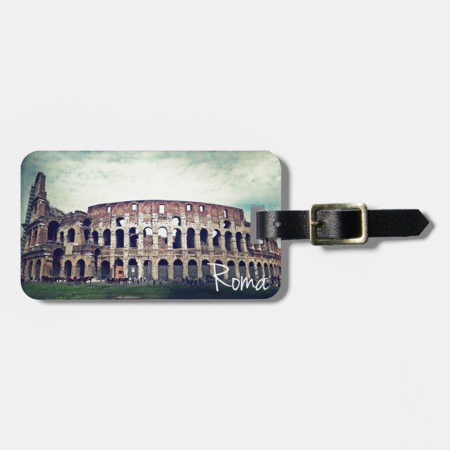 Coliseum Luggage Tag (Front Horizontal)