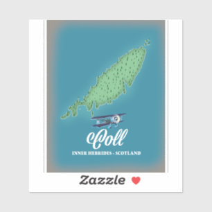 Coll Inner Hebrides Scotland map