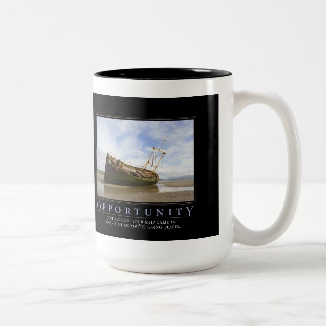 Collaboration Demotivational  Mug (Right)