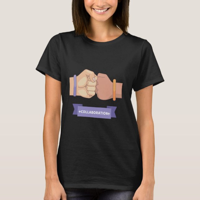 collaboration for day,old T-Shirt (Front)