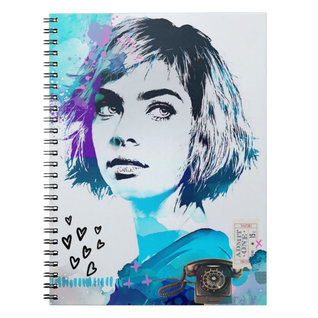 Collage Admit One | Notebook Journal (Front)