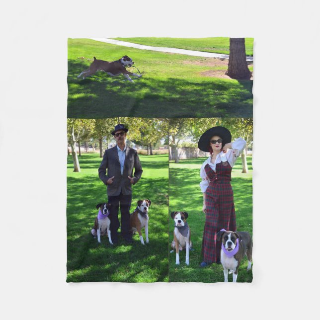 Collage Animal Family blanket (Front)