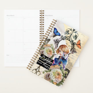Collage Art November, Chrysanthemum Planner