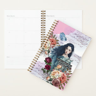 Collage Art Rose Planner