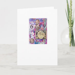 Collage Artwork Greeting Card