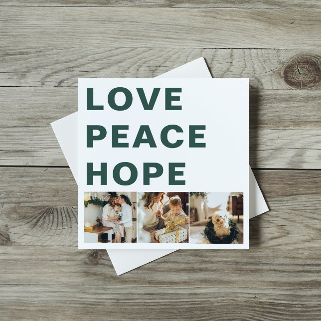 Collage Christmas Photo | Love Peace Hope  (Creator Uploaded)