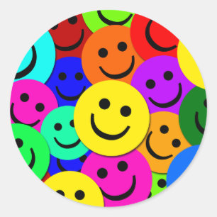 COLLAGE CLASSIC ROUND STICKER