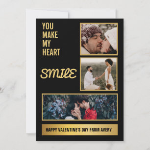 Collage Couple Photo & Lovely Romantic Quote Invitation