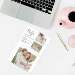 Collage Couple Photo & Lovely Romantic Wife Gift Post-it Notes<br><div class="desc">Collage Couple Photo & Lovely Romantic Wife Gift</div>
