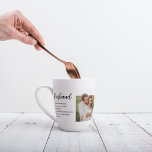 Collage Couple Photo & Romantic Husband Love Gift Latte Mug<br><div class="desc">Collage Couple Photo & Romantic Husband Love Gift</div>
