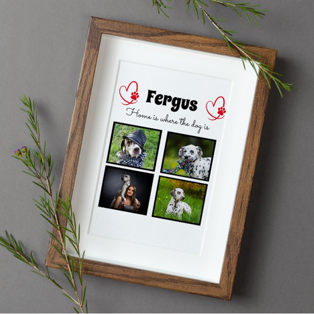  Collage - dog photo customised memory Plaque (Creator Uploaded)