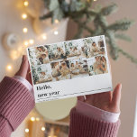 Collage Family Photo | Hello New Year Postcard<br><div class="desc">Collage Family Photo | Hello New Year Postcard</div>