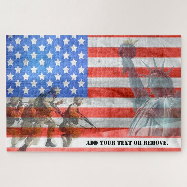 Collage for "Veteran's Day", "Armed forces Day", Jigsaw Puzzle (Horizontal)