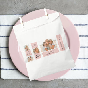 Collage Friend Photos   Happy Birthday Gift Favour Bag