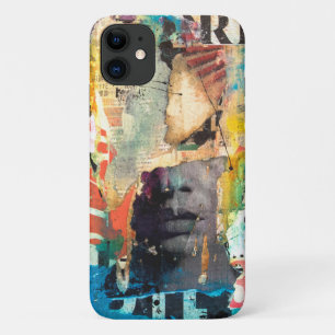 Collage Head iPhone 11 Case
