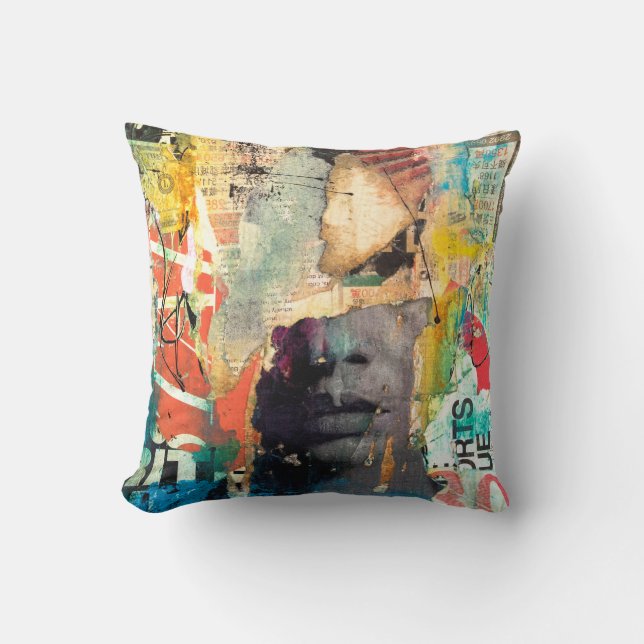 Collage Head Cushion (Front)