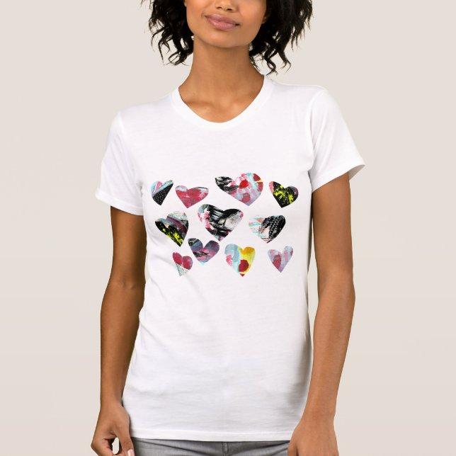 Collage Hearts T-Shirt (Front)