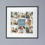 Collage Holiday Photos | Merry Christmas | Gift Poster<br><div class="desc">Collage Holiday Photos | Merry Christmas | Gift</div>