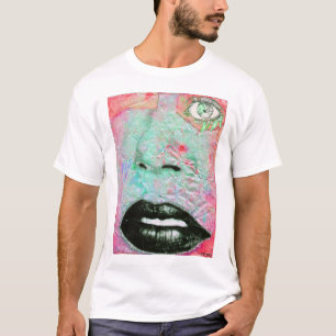 "Collage Lips Eye" T-Shirt