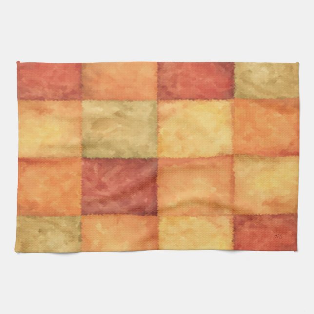 Collage of Colours M Tea Towel (Horizontal)