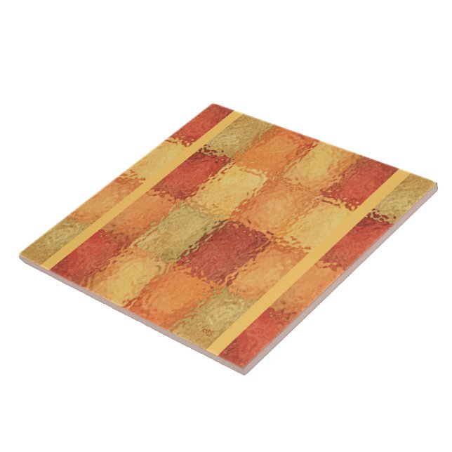 Collage of Colours SG (yellow) Ceramic Tile (Side)