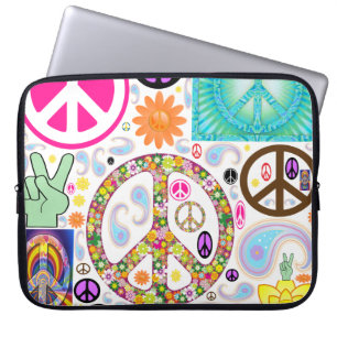 Collage of Peace Laptop Sleeve