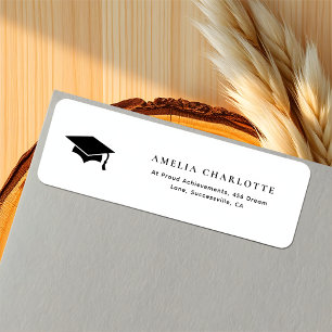 Collage or High School Graduation Return Address Return Address Label