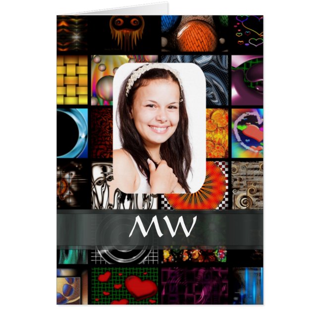 Collage pattern photo template (Front)