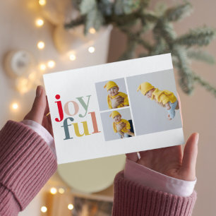 Collage Photo And Colourful Joyful   Holiday Gift