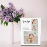 Collage Photo & Best Grandma Ever Best Beauty Gift<br><div class="desc">"Collage Photo & Best Grandma Ever" is a beautiful and thoughtful gift that any grandma would love to receive. This unique gift combines a personalised photo collage with the heartwarming message "Best Grandma Ever" to create a meaningful and personalised keepsake. The photo collage can be customised with your choice of...</div>
