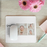 Collage Photo & Best Grandma Ever Best Beauty Gift Mouse Pad<br><div class="desc">"Collage Photo & Best Grandma Ever" is a beautiful and thoughtful gift that any grandma would love to receive. This unique gift combines a personalised photo collage with the heartwarming message "Best Grandma Ever" to create a meaningful and personalised keepsake. The photo collage can be customised with your choice of...</div>