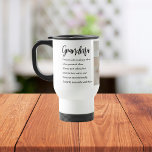Collage Photo & Best Grandma Ever Best Beauty Gift Travel Mug<br><div class="desc">"Collage Photo & Best Grandma Ever" is a beautiful and thoughtful gift that any grandma would love to receive. This unique gift combines a personalised photo collage with the heartwarming message "Best Grandma Ever" to create a meaningful and personalised keepsake. The photo collage can be customised with your choice of...</div>