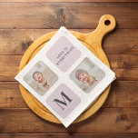 Collage Photo & Best Grandma Ever Best Purple Gift Tea Towel<br><div class="desc">This collage photo is a perfect Mother's Day gift for any mom who loves to cherish memories. The collage features a beautiful arrangement of purple-themed photos that capture your precious moments with your mom. The modern design of the collage gives it a sophisticated and elegant look that would complement any...</div>