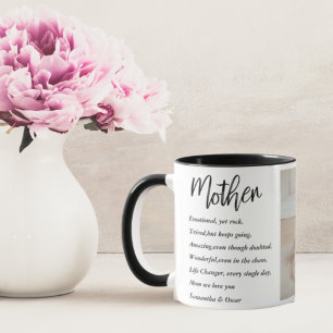Collage Photo & Best Mother Quote Lovely Gift Mug