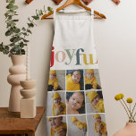 Collage Photo | Colourful Joyful Holiday Gift Apron<br><div class="desc">Collage Photo | Colourful Joyful Holiday Gift</div>