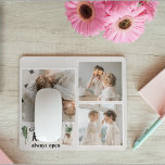 Collage Photo & Grandma Kitchen Is Always Open Mouse Pad<br><div class="desc">Looking for the perfect gift for your grandma, or for anyone who loves spending time in the kitchen? Look no further than this unique and customisable product! Featuring a beautiful collage of your favourite photos, this design is sure to capture your memories and make them last. And with the charming...</div>