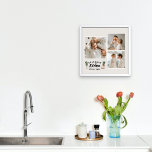 Collage Photo & Grandma Kitchen Is Always Open Poster<br><div class="desc">Looking for the perfect gift for your grandma, or for anyone who loves spending time in the kitchen? Look no further than this unique and customisable product! Featuring a beautiful collage of your favourite photos, this design is sure to capture your memories and make them last. And with the charming...</div>