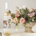 Collage Photo & Grandma Kitchen Is Always Open Wine Label<br><div class="desc">Looking for the perfect gift for your grandma, or for anyone who loves spending time in the kitchen? Look no further than this unique and customisable product! Featuring a beautiful collage of your favourite photos, this design is sure to capture your memories and make them last. And with the charming...</div>